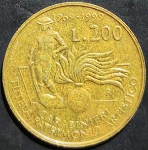 Italy 200 Lire 1999