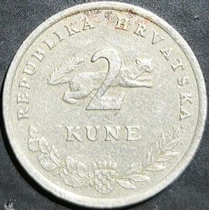 Croatia 2 Kune 1993