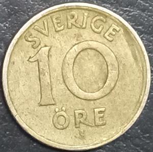Sweden 10 Öre 1946~1947