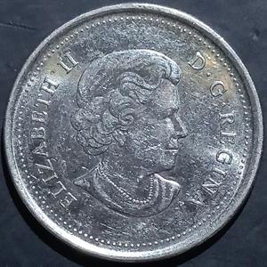 Canada 25 Cent 2011 Falcon Yellow