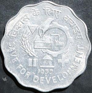 India Republic 10 Paise 1977