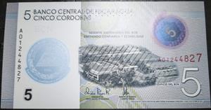 Nicaragua 5 Córdobas 2020