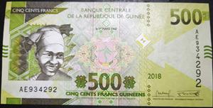 Guinea 500 Francs 2018~2024