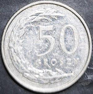 Poland 50 Groszy 2017~2019 Non-Magnetic