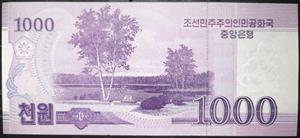 North Korea 1000 Won 2008