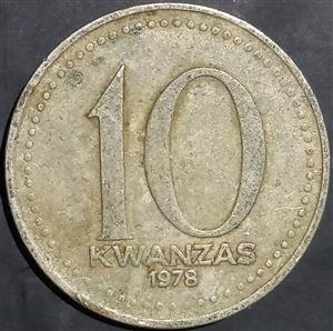 Angola 10 Kwanzas 1978