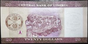 Liberia 20 Dollar 2022~2024