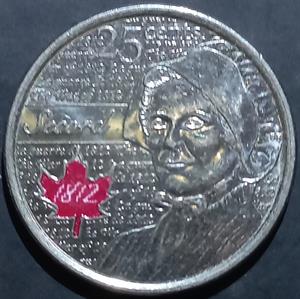 Canada 25 Cents 2013 Laura Secord