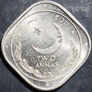 Pakistan 2 Annas 1948