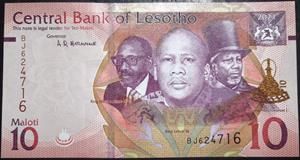 Lesotho 10 Loti 2021~2024