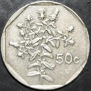 Malta 50 Cents 1991~2007