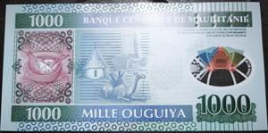 Mauritania 1000 Ouguiya 2014