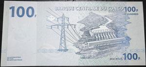 Congo DRC 100 Francs 2007~2022