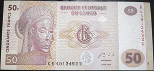 Congo DRC 50 Francs 2007~2022