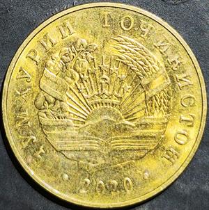 Tajikistan 50 Diram 2020 (High Relief Denomination)