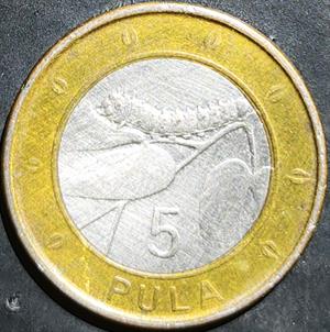 Botswana 5 Pula 2013~2016