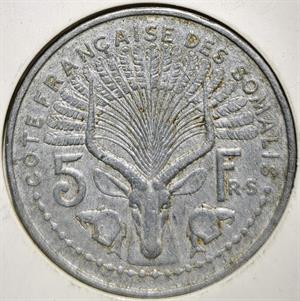 Djibouti 5 Francs 1959~1965