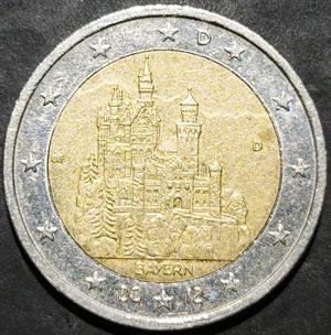 Germany 2 Euros 2012 D Baveria