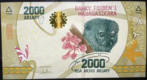 Madagascar 2000 Ariary 2017~2023