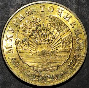 Tajikistan 20 Diram 2019~2025