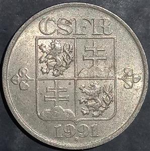 Czechoslovakia 50 Haléřů 1991, 1992