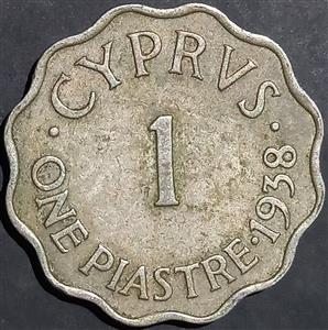 Cyprus 1 Piastre 1938