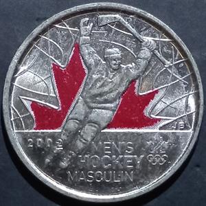 Canada 25 Cents 2009 Men's Hockey