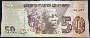 Zimbabwe 50 Dollars 2020
