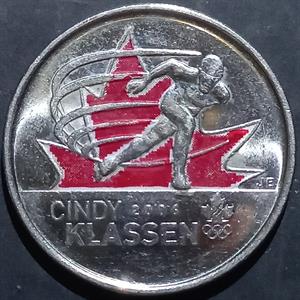 Canada 25 Cents 2009 Cindy Klassen
