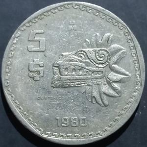 Mexico 5 Pesos 1980~1985