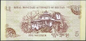 Bhutan 5 Ngultrum 2006~2015