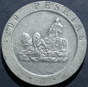 Spain 200 Pesetas 1990