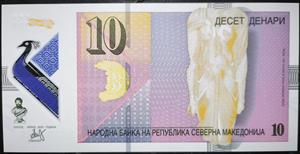 Macedonia, North 10 Denari 2020 Polymer