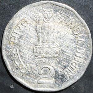 India Republic 2 Rupees 1999 Chhatrapati Shivaji