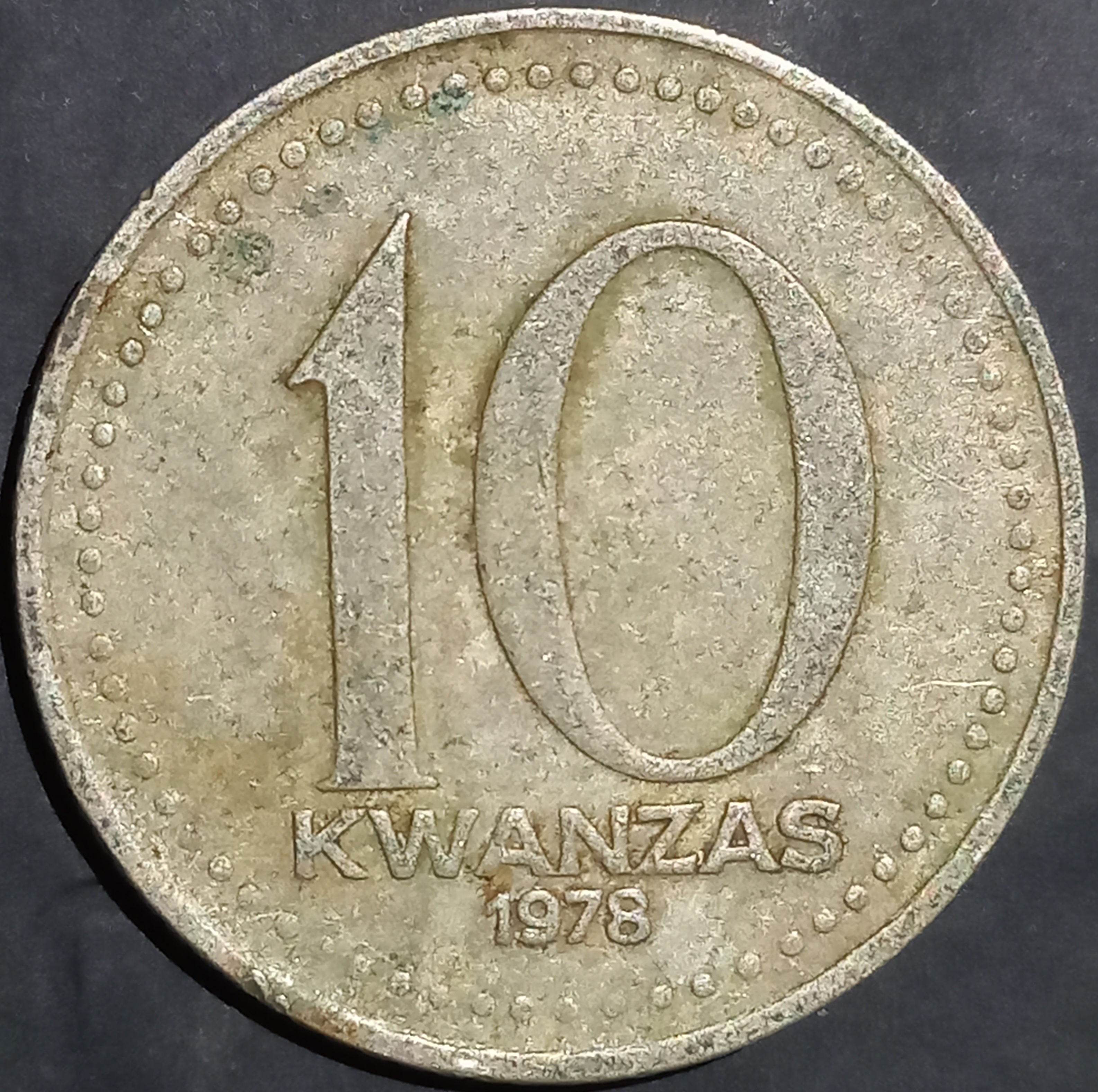 Angola 10 Kwanzas 1978