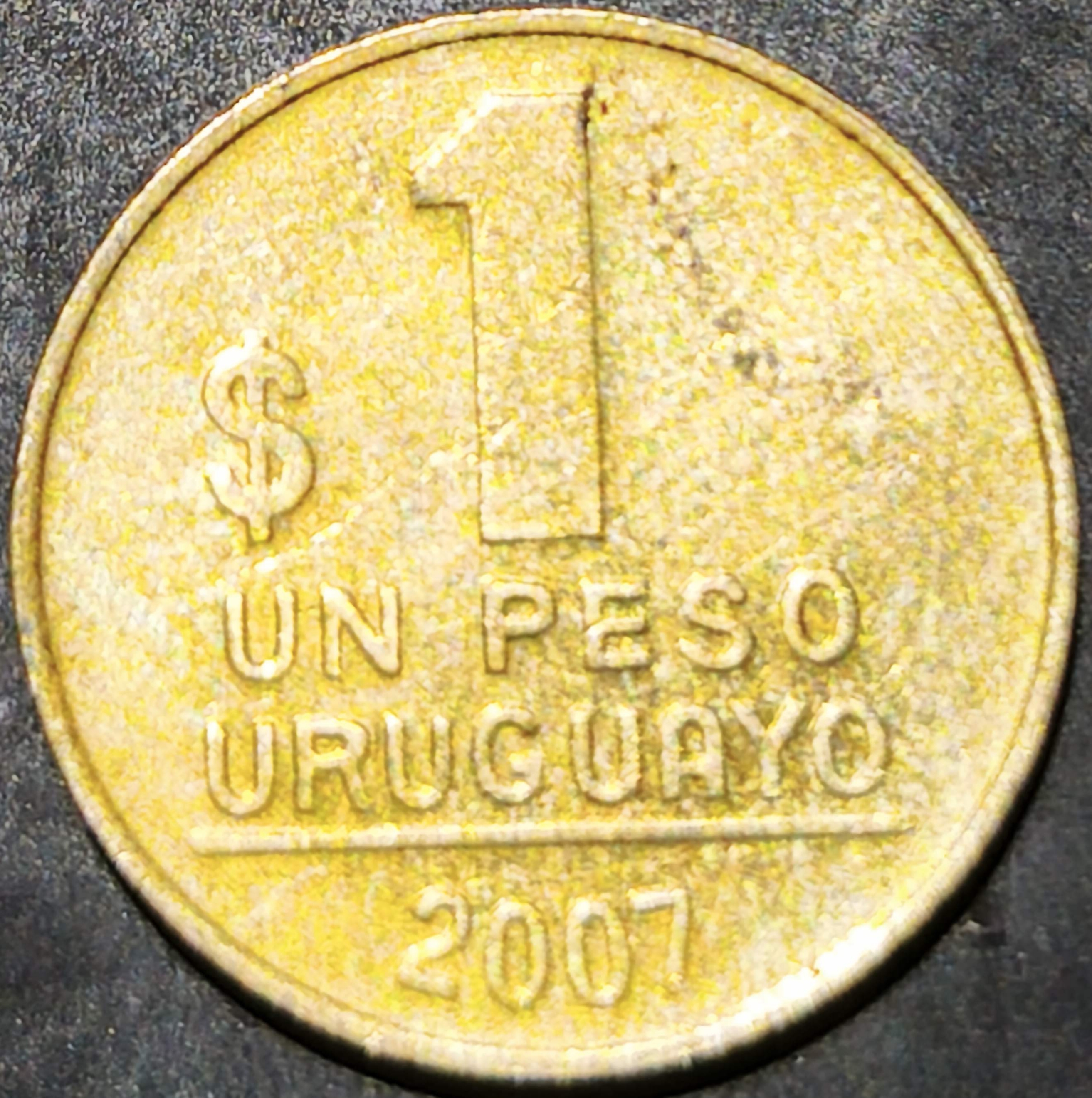 Uruguay 1 Peso Uruguayos 1998~2007