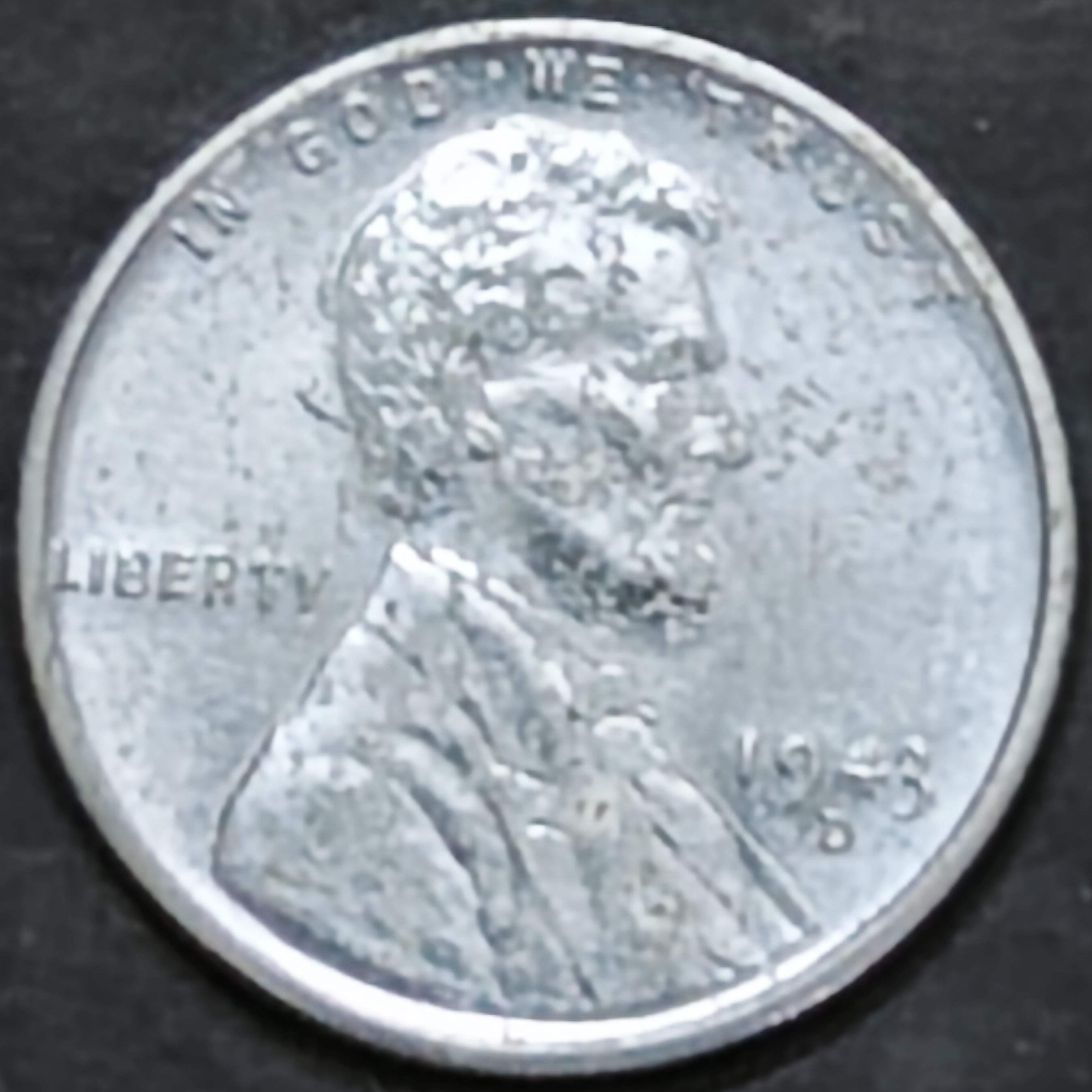USA 1 Cent 1943 Steel Denver