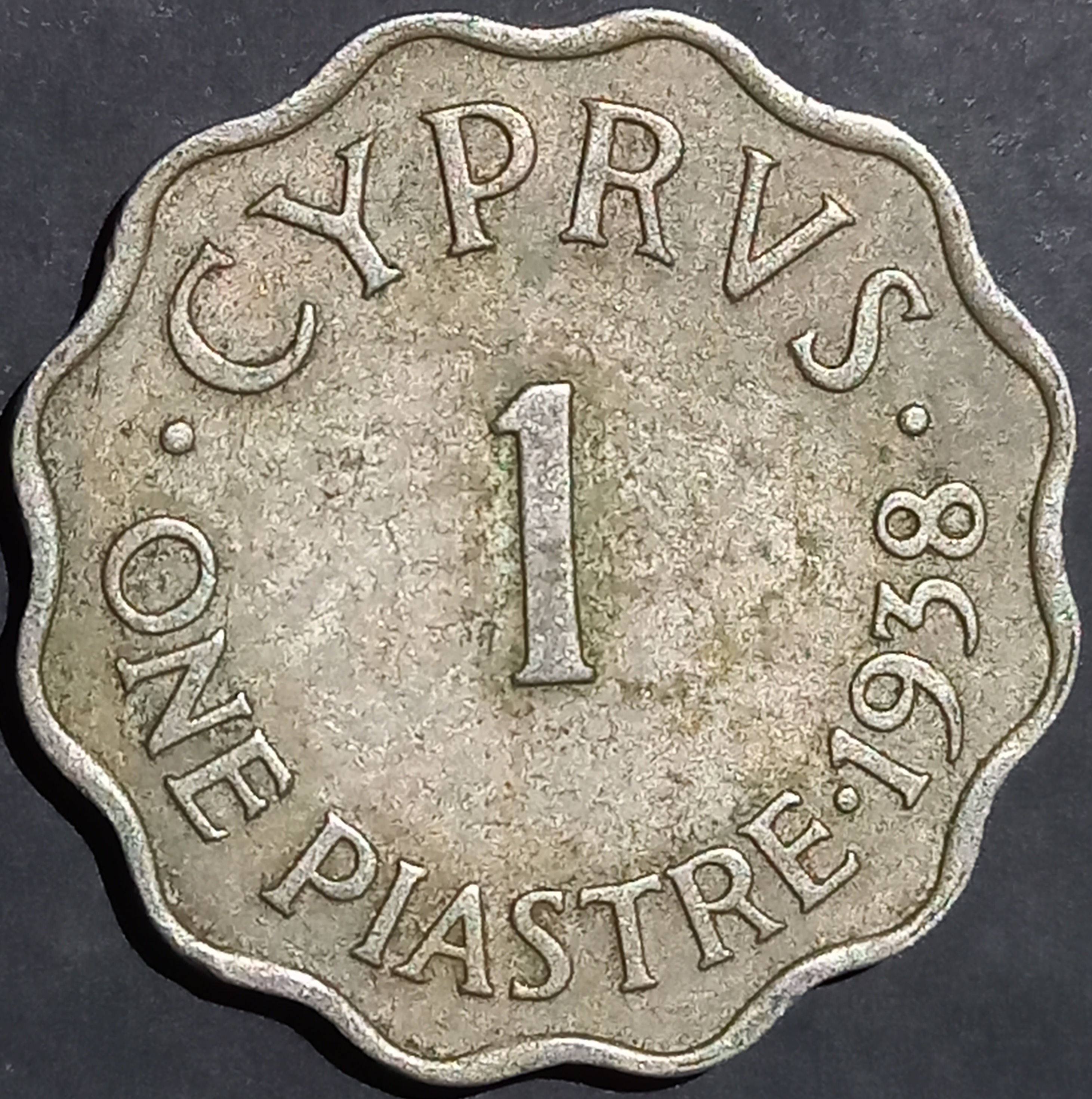 Cyprus 1 Piastre 1938