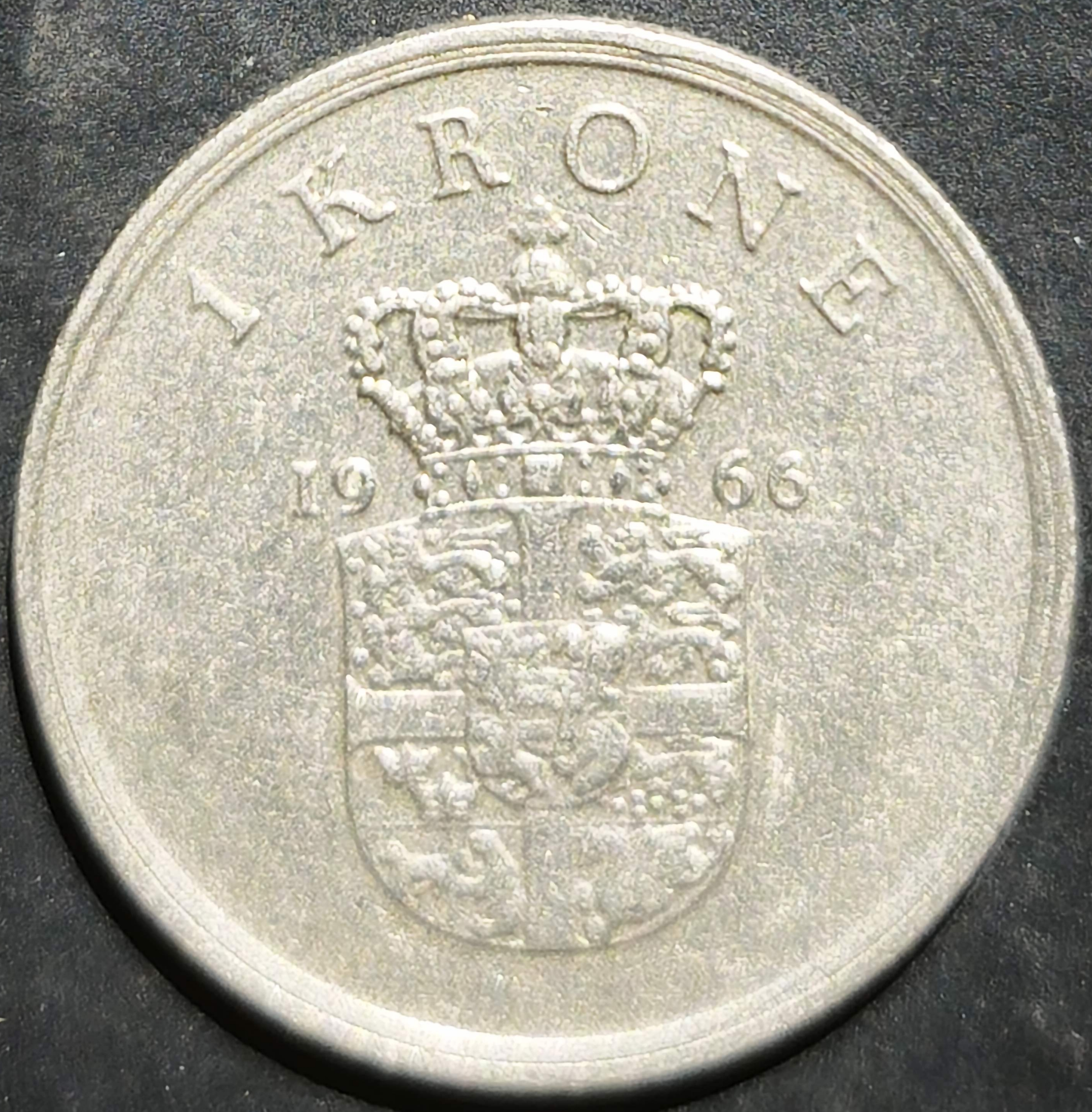 Denmark 1 Krone C❤S 1960~1971