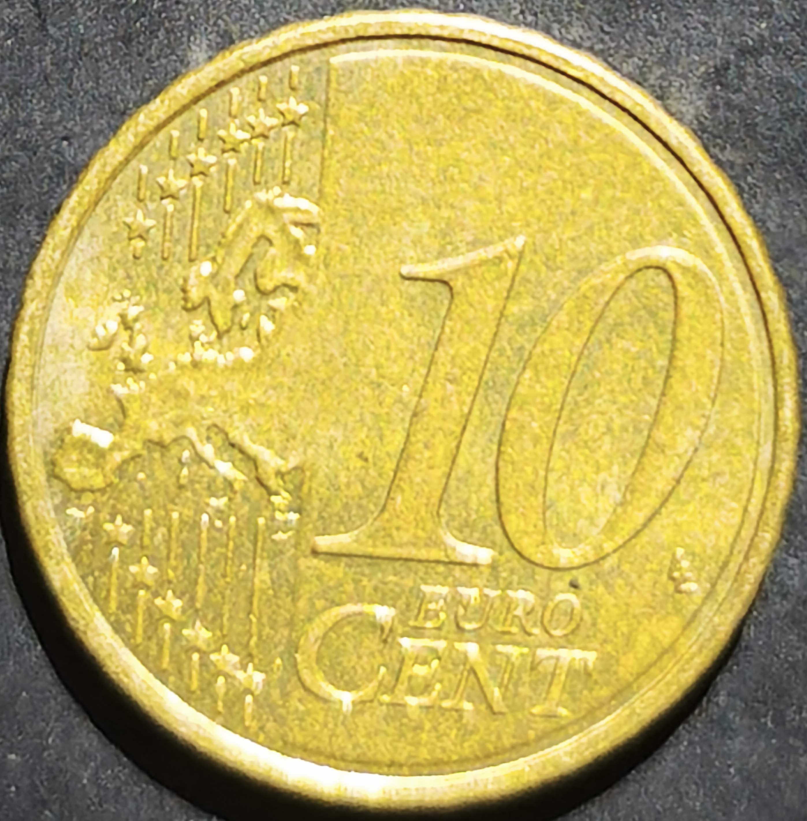 Luxembourg 10 Euro Cent 2007, 2008