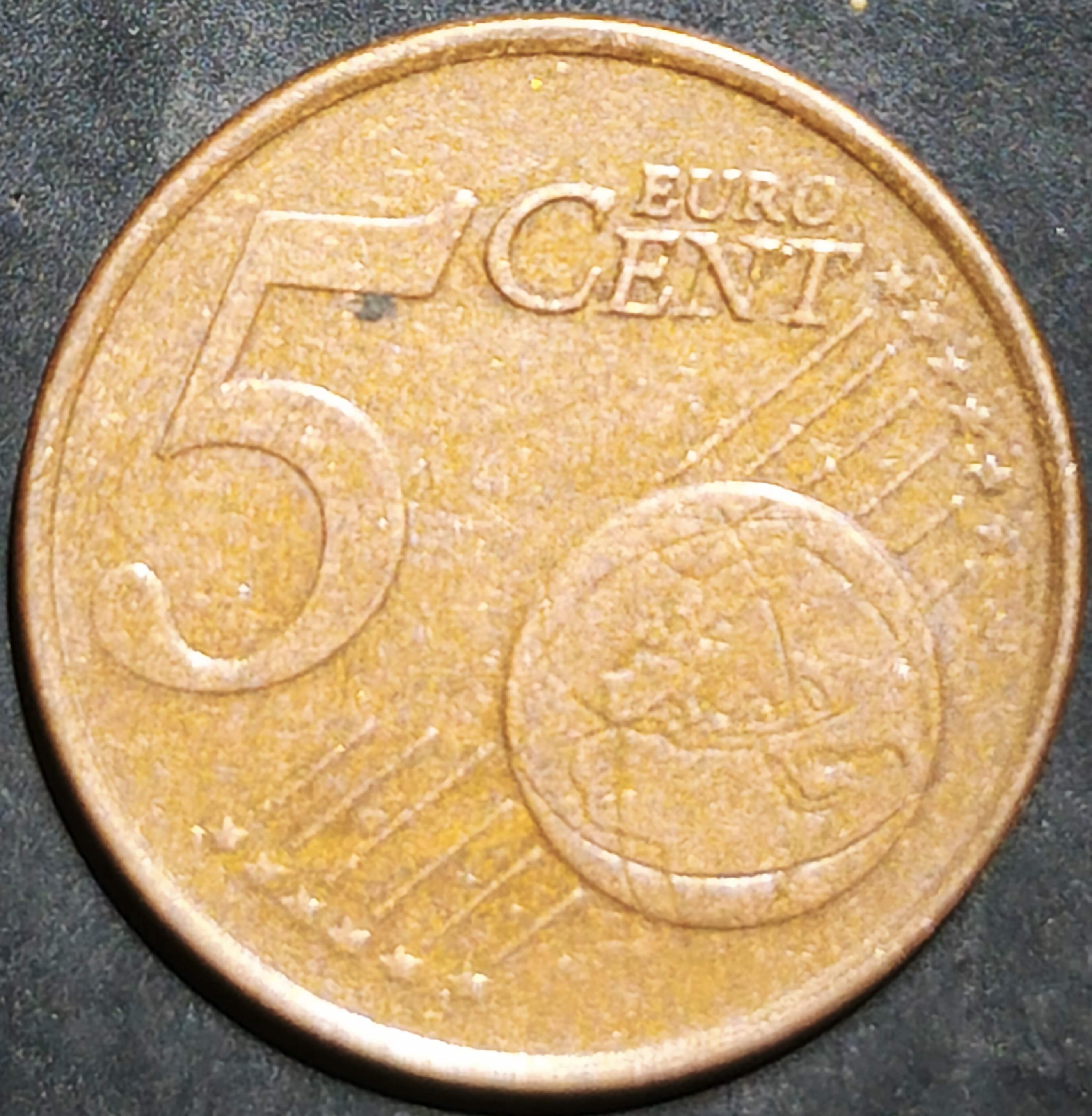 Greece 5 Euro Cents 2002~2025
