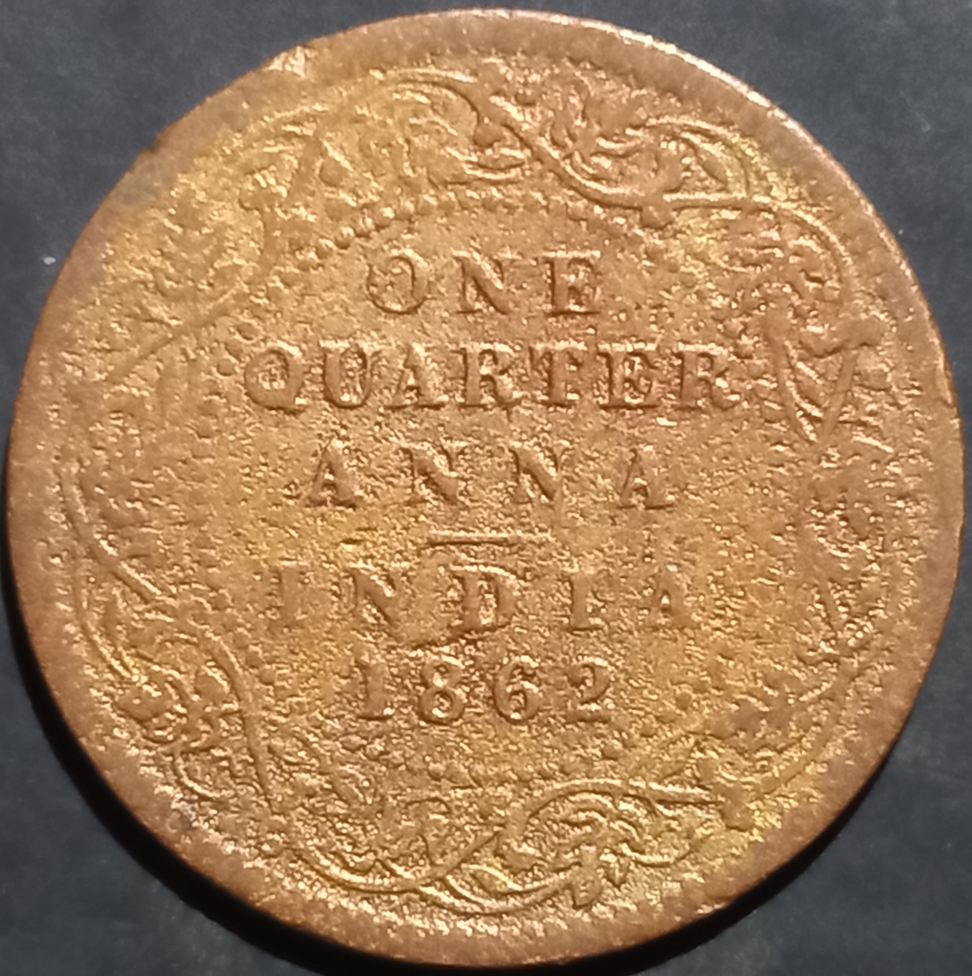 India - British ¼ Anna 1862~1876