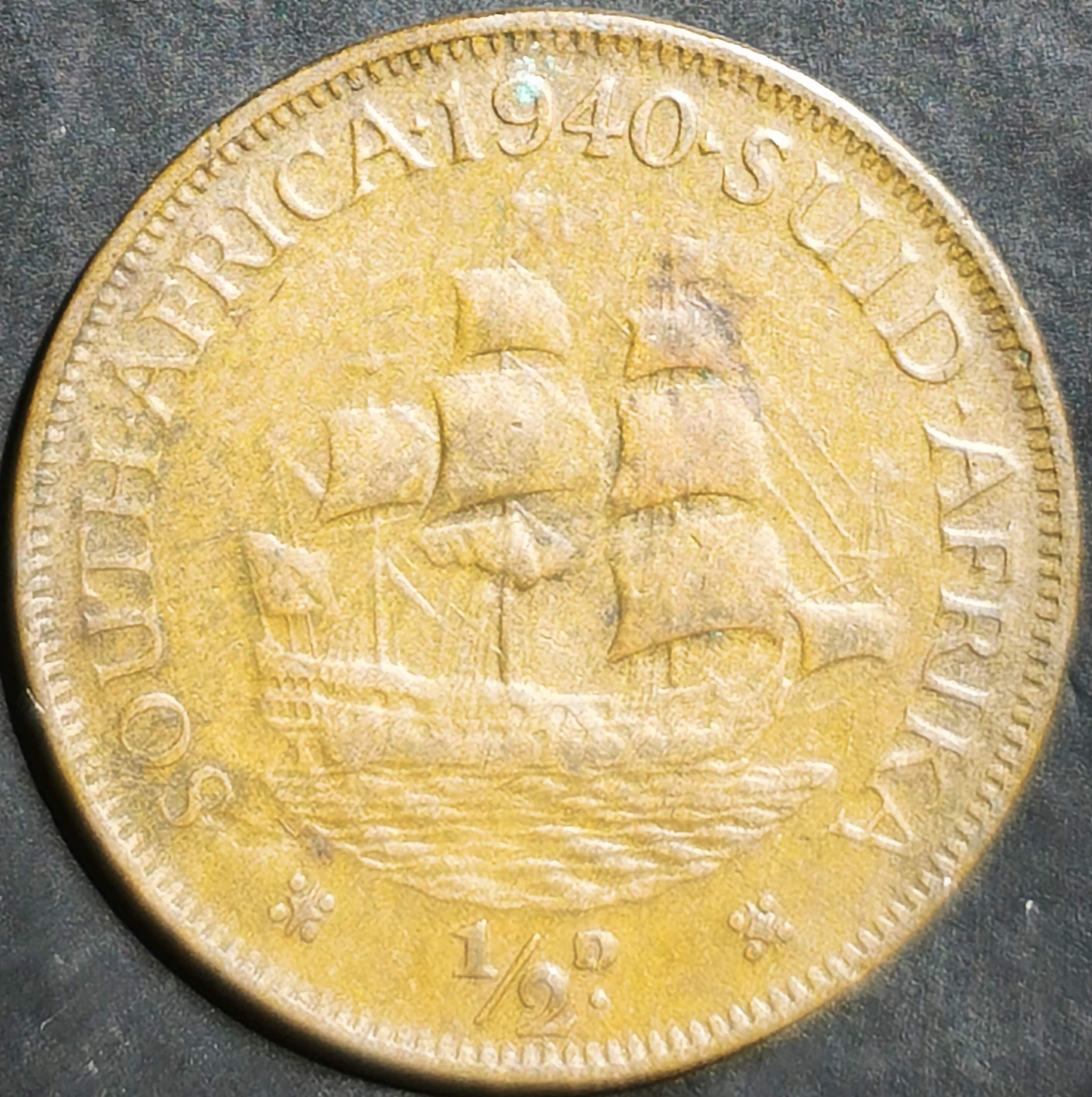 South African Union ½ Penny 1937~1947