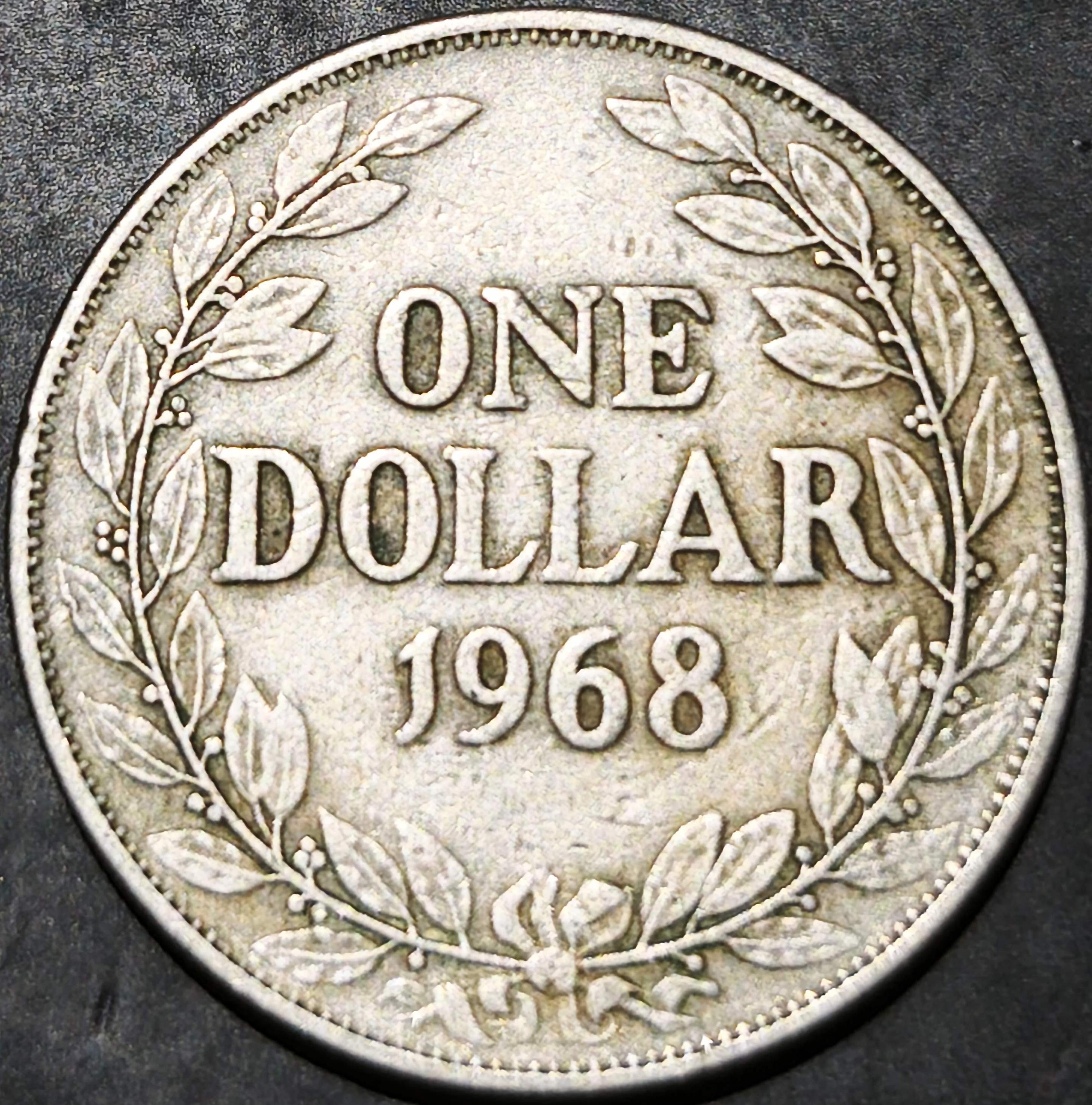 Liberia 1 Dollar 1966~1975
