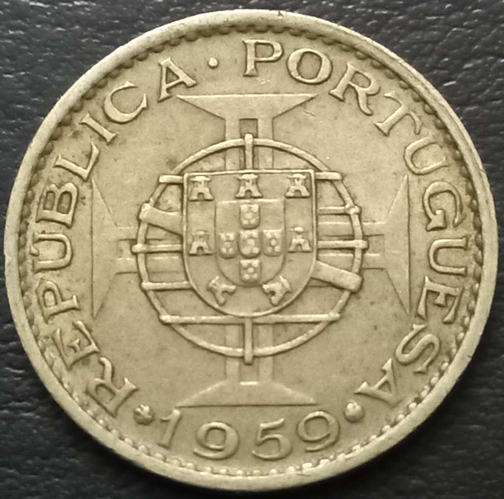 Portuguese India 60 Centavo 1958-1959
