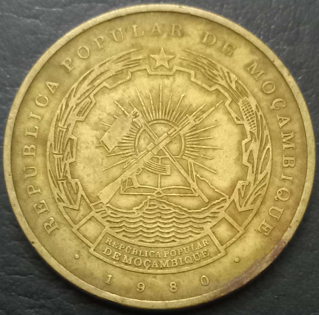 Mozambique 1 Meticai 1980 1982