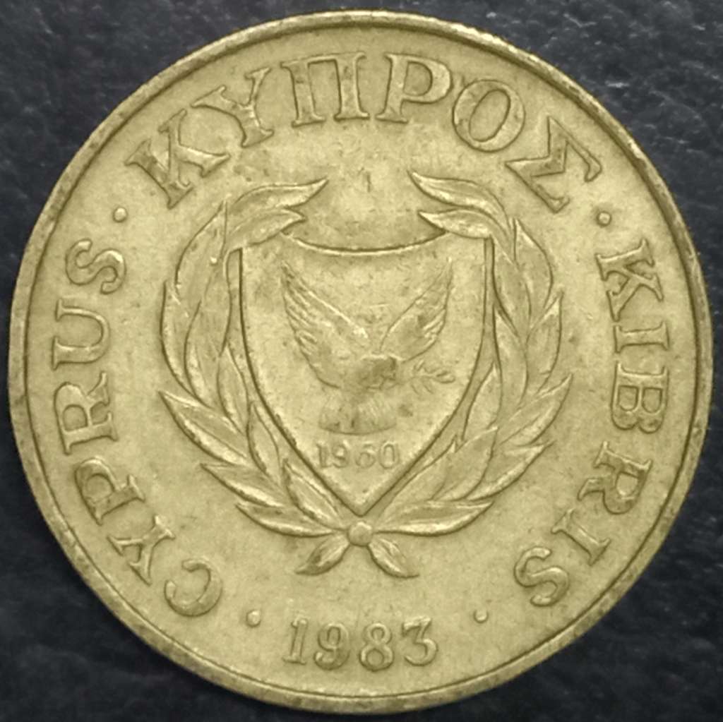 Cyprus 10 Cent 1983