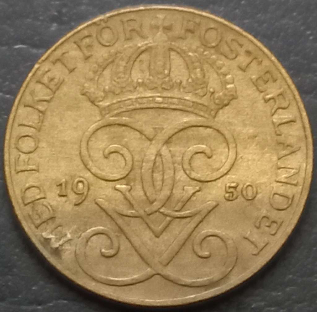 Sweden 1 Öre 1909 1950