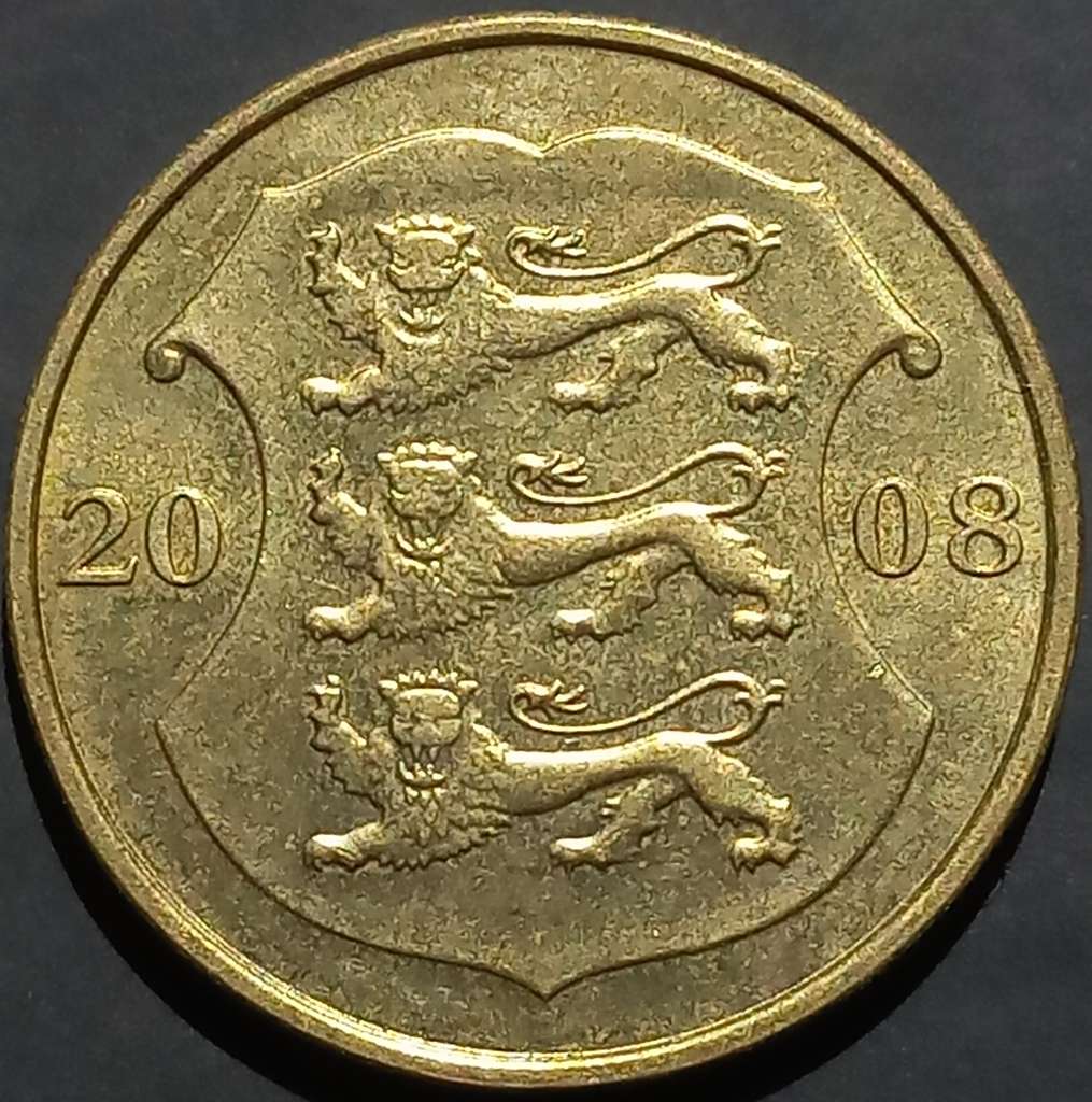 Estonia 1 Kroon 2008 Independence