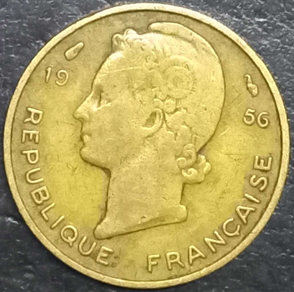 West African States 5 Franc 1956 